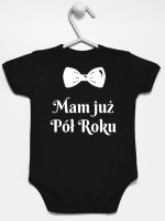 mam już pół roku z koroną body z krótkim rękawem kolor czarny 242