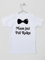 mam już pół roku z koroną koszulka z krótkim rękawem kolor biały 242 mam już pół roku z koroną koszulka z krótkim rękawem kolor biały 242