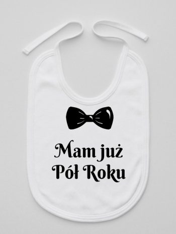 mam już pół roku z koroną śliniak niemowlęcy kolor biały 242