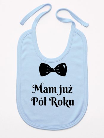 mam już pół roku z koroną śliniak niemowlęcy kolor błękitny 242