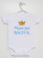 mam już roczek nadruk dla chłopca body z krótkim rękawem kolor biały 215 mam już roczek nadruk dla chłopca body z krótkim rękawem kolor biały 215