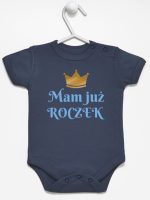 mam już roczek nadruk dla chłopca body z krótkim rękawem kolor granatowy 215 mam już roczek nadruk dla chłopca body z krótkim rękawem kolor granatowy 215