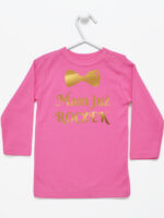 mam już roczek z muchą nadruk złoty koszulka z długim rękawem kolor ciemny różowy 250 mam już roczek z muchą nadruk złoty koszulka z długim rękawem kolor ciemny różowy 250