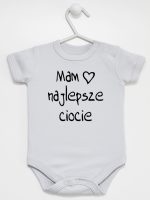 mam najlepsze ciocie body z krótkim rękawem kolor szary 130 mam najlepsze ciocie body z krótkim rękawem kolor szary 130