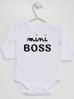 mini boss body z długim rękawem kolor biały 146