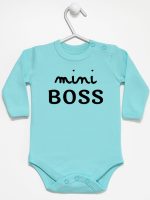 mini boss body z długim rękawem kolor miętowy 146