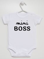 mini boss body z krótkim rękawem kolor biały 146
