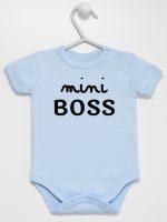 mini boss body z krótkim rękawem kolor błękitny 146