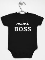 mini boss body z krótkim rękawem kolor czarny 146