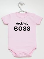 mini boss body z krótkim rękawem kolor różowy 146