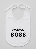 mini boss śliniak niemowlęcy kolor biały 146