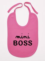 mini boss śliniak niemowlęcy kolor ciemny różowy 146