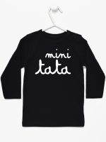 mini tata koszulka z długim rękawem kolor czarny 150