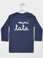 mini tata koszulka z długim rękawem kolor granatowy 150