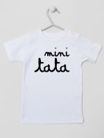 mini tata koszulka z krótkim rękawem kolor biały 150