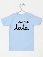 mini tata koszulka z krótkim rękawem kolor błękitny 150