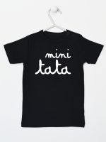 mini tata koszulka z krótkim rękawem kolor czarny 150