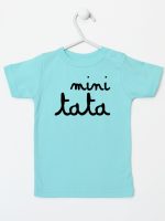 mini tata koszulka z krótkim rękawem kolor miętowy 150