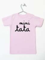 mini tata koszulka z krótkim rękawem kolor różowy 150