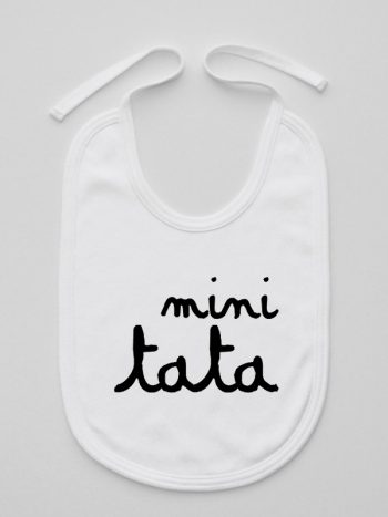 mini tata śliniak niemowlęcy kolor biały 150