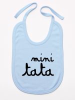 mini tata śliniak niemowlęcy kolor błękitny 150