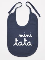 mini tata śliniak niemowlęcy kolor granatowy 150