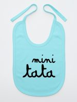 mini tata śliniak niemowlęcy kolor miętowy 150