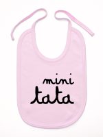 mini tata śliniak niemowlęcy kolor różowy 150