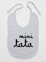 mini tata śliniak niemowlęcy kolor szary 150