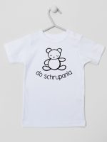 misio z napisem do schrupania koszulka z krótkim rękawem kolor biały 120