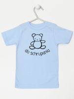 misio z napisem do schrupania koszulka z krótkim rękawem kolor błękitny 120