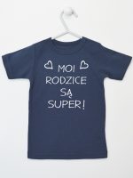 moi rodzice są super koszulka z krótkim rękawem kolor granatowy 126