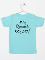 mój dziadek rządzi koszulka z krótkim rękawem kolor miętowy 175