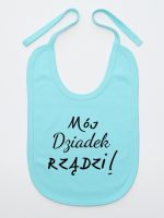 mój dziadek rządzi śliniak niemowlęcy kolor miętowy 175