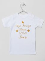 moje pierwsze święta bożego narodzenia koszulka z krótkim rękawem kolor biały 153