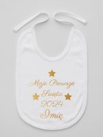 moje pierwsze święta bożego narodzenia śliniak niemowlęcy kolor biały 153