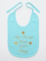 moje pierwsze święta bożego narodzenia śliniak niemowlęcy kolor miętowy 153