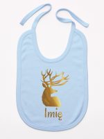 na boże narodzenie z imieniem śliniak niemowlęcy kolor błękitny 152