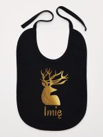 na boże narodzenie z imieniem śliniak niemowlęcy kolor czarny 152