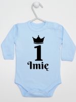 na pierwsze urodziny jedynka z imieniem body z długim rękawem kolor błękitny 159 na pierwsze urodziny jedynka z imieniem body z długim rękawem kolor błękitny 159