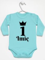 na pierwsze urodziny jedynka z imieniem body z długim rękawem kolor miętowy 159 na pierwsze urodziny jedynka z imieniem body z długim rękawem kolor miętowy 159