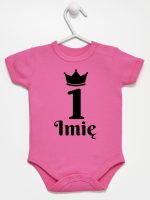 na pierwsze urodziny jedynka z imieniem body z krótkim rękawem kolor ciemny rózowy 159 na pierwsze urodziny jedynka z imieniem body z krótkim rękawem kolor ciemny rózowy 159