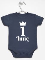 na pierwsze urodziny jedynka z imieniem body z krótkim rękawem kolor granatowy 159 na pierwsze urodziny jedynka z imieniem body z krótkim rękawem kolor granatowy 159