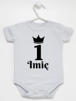 na pierwsze urodziny jedynka z imieniem body z krótkim rękawem kolor szary 159 na pierwsze urodziny jedynka z imieniem body z krótkim rękawem kolor szary 159
