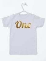 na pierwsze urodziny koszulka z krótkim rękawem kolor szary 039