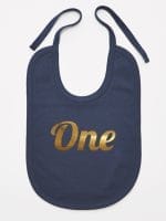 na pierwsze urodziny śliniak niemowlęcy kolor granatowy 039