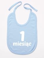 na pierwszy miesiąc śliniak niemowlęcy kolor błękitny 013 na pierwszy miesiąc śliniak niemowlęcy kolor błękitny 013