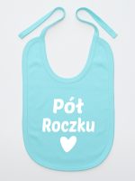 na pół roczku śliniak niemowlęcy kolor miętowy 073