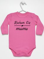 napis kocham cię mamo body z długim rękawem kolor ciemny różowy 147 napis kocham cię mamo body z długim rękawem kolor ciemny różowy 147