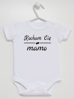 napis kocham cię mamo body z krótkim rękawem kolor biały 147 napis kocham cię mamo body z krótkim rękawem kolor biały 147